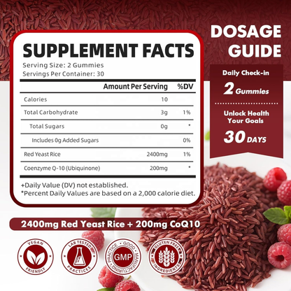 Lunessa® Red Yeast Rice + COQ10 Gummies